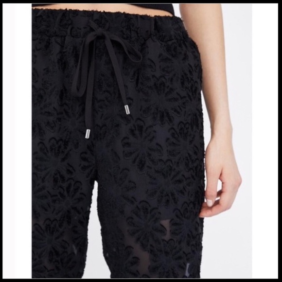 Zara Pants - Zara Floral Lace Jogger